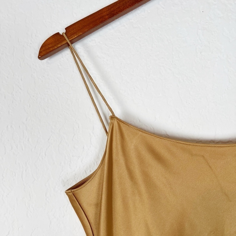 THEORY Satin A-Line Midi Dress - Picture 8 of 13
